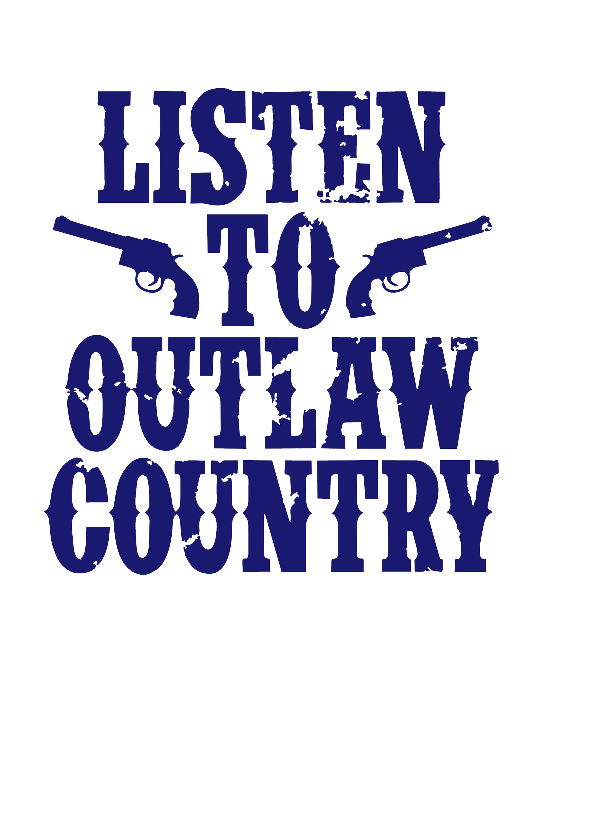 Outlaw Country Music Tshirt