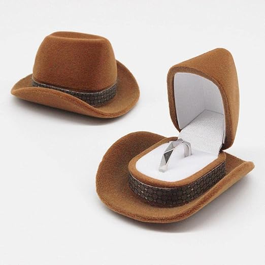 Cowboy Hat Ring Box