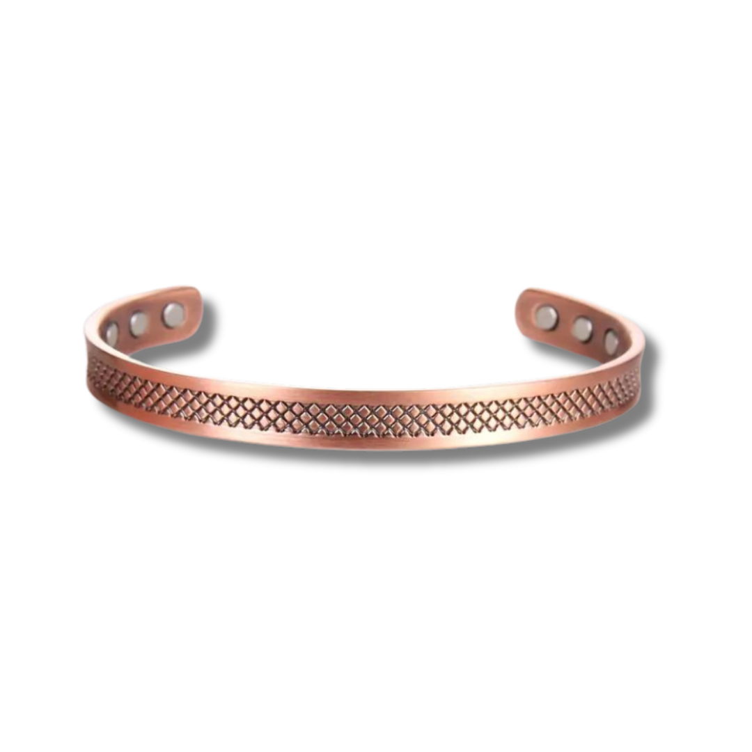 Geometric Copper Cuff Bracelet