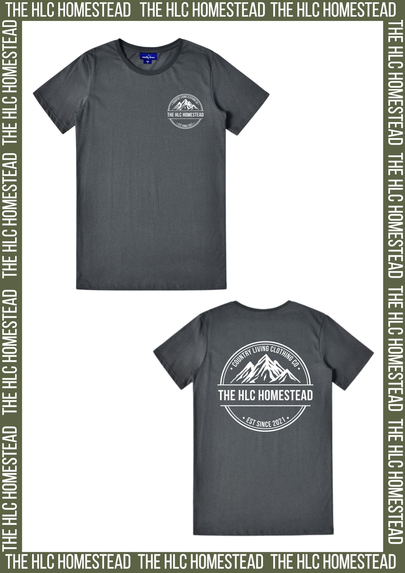 HLC Homestead OG Logo T-shirt STEEL