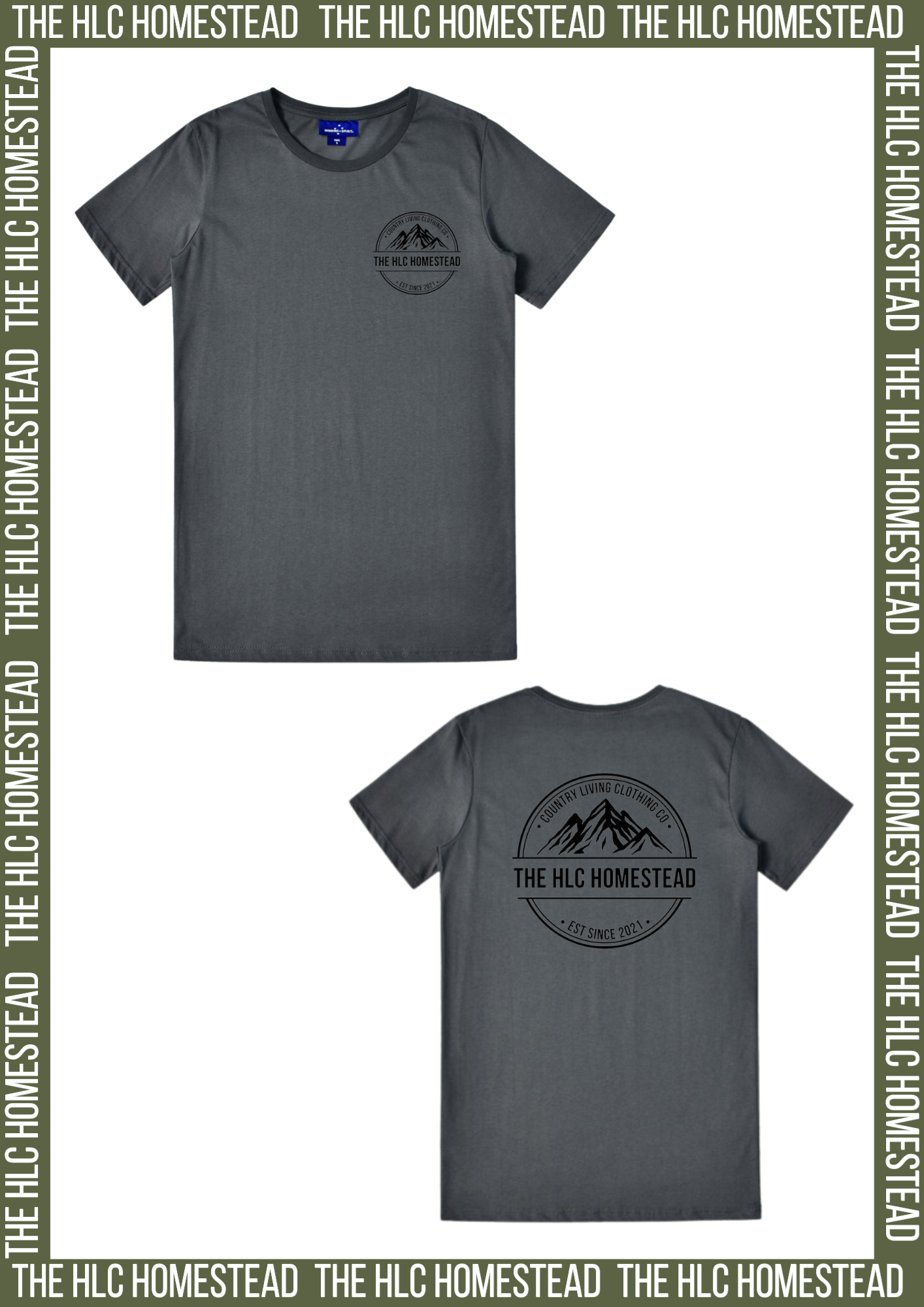 HLC Homestead OG Logo T-shirt STEEL