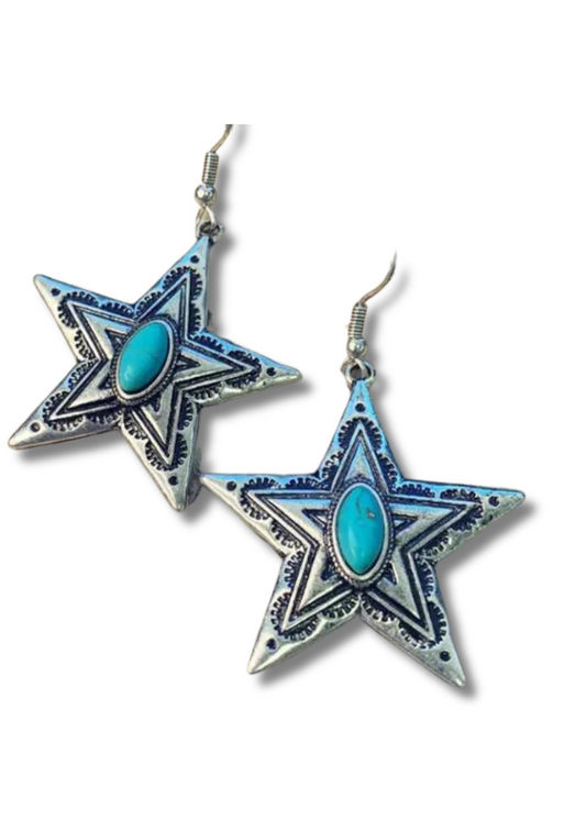 Star Drop Earrings