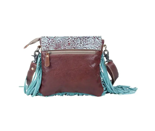 Turquoise Tassel Elegance Handbag